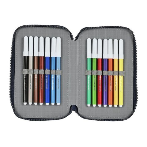 Piórnik z wyposażeniem FC Barcelona double filled pencil case 28 PCS 412225854 granatowy Piórnik z wyposażeniem FC Barcelona double filled pencil case 28 PCS 412225854 granatowy