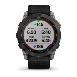 Zegarek sportowy Garmin Enduro 2 Solar Black Carbon Gray DLC Ti Ultrafit Band 010-02754-01 N/A