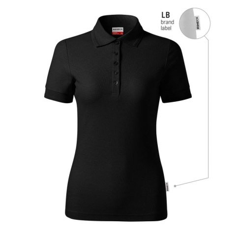 Koszulka polo Malfini Reserve W MLI-R23LB czarny 2XL
