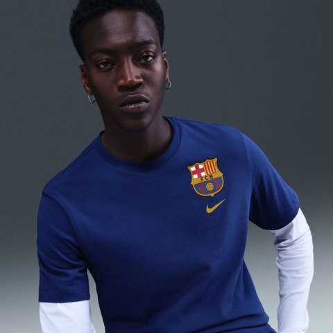 Koszulka Nike FC Barcelona Crest Tee M HQ8396-455 M Koszulka Nike FC Barcelona Crest Tee M HQ8396-455 M