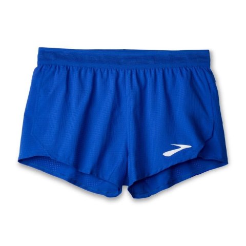 Damskie spodenki do biegania Elite 2" Split Short niebieskie S