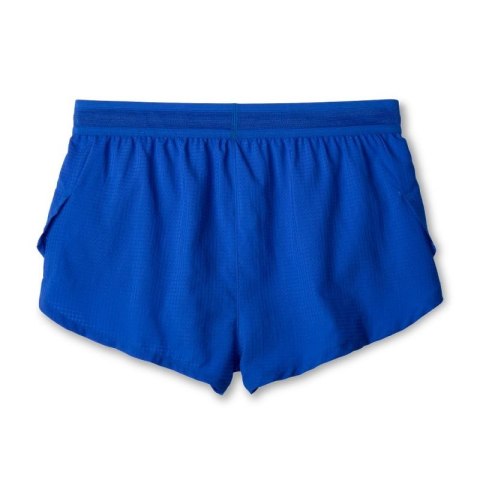 Damskie spodenki do biegania Elite 2" Split Short niebieskie S Damskie spodenki do biegania Elite 2" Split Short niebieskie S