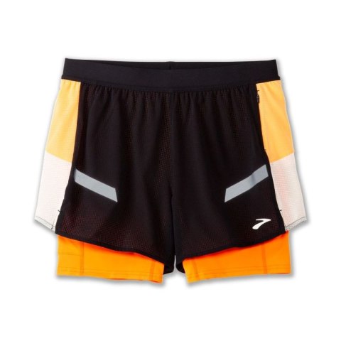 Damskie spodenki do biegania Run Visible 4" 2in1 Short 2.0 S