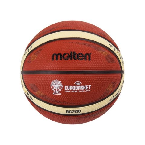 Piłka do koszykówki Molten EUROBASKET 2025 replika mini B1G200-E5Z N/A Piłka do koszykówki Molten EUROBASKET 2025 replika mini B1G200-E5Z N/A