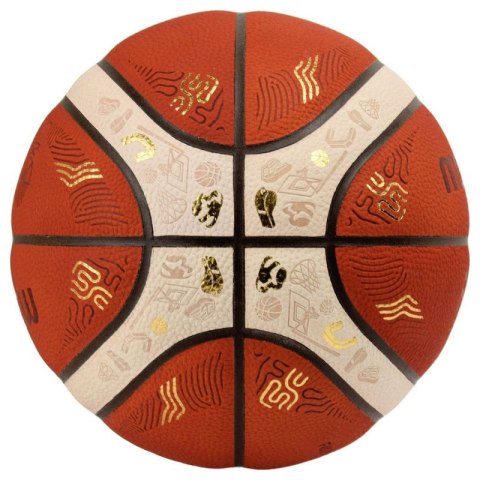 Piłka do koszykówki Molten Eurobasket 2025 Oficjalna piłka meczowa B7G5000-E5Z N/A Piłka do koszykówki Molten Eurobasket 2025 Oficjalna piłka meczowa B7G5000-E5Z N/A