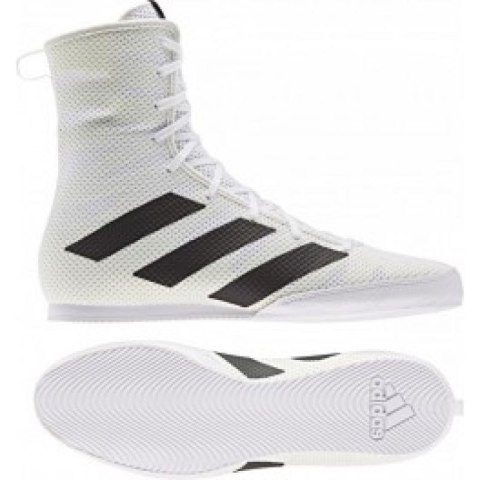 Buty bokserskie adidas Box Hog Plus białe 9.0 ( 43 1/3 )