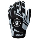 Wilson NFL Stretch Fit Receivers Gloves WTF9326LV Czarne One size One size