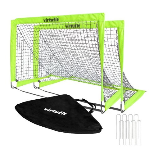VIRTUFIT ZESTAW SKŁADANYCH BRAMEK DO PIŁKI NOŻNEJ - BRAMKI DO PIŁKI NOŻNEJ - 120 X 90 CM N/A VIRTUFIT ZESTAW SKŁADANYCH BRAMEK DO PIŁKI NOŻNEJ - BRAMKI DO PIŁKI NOŻNEJ - 120 X 90 CM N/A
