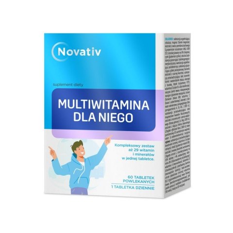 Novativ Multiwitamina dla Niego 60 tabletek powlekanych N/A Novativ Multiwitamina dla Niego 60 tabletek powlekanych N/A