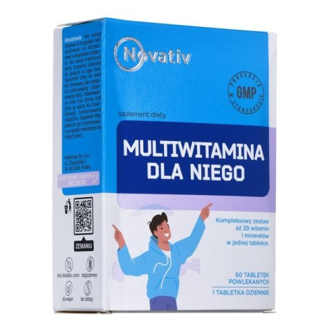 Novativ Multiwitamina dla Niego 60 tabletek powlekanych N/A Novativ Multiwitamina dla Niego 60 tabletek powlekanych N/A