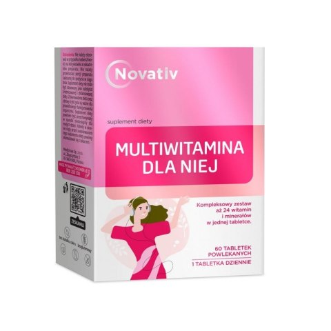 Novativ Multiwitamina dla Niej, 60 tabletek powlekanych N/A