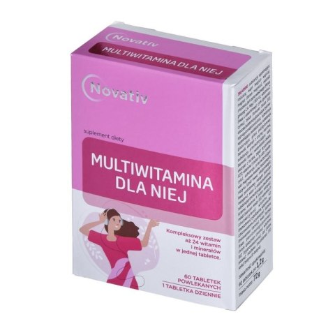 Novativ Multiwitamina dla Niej, 60 tabletek powlekanych N/A Novativ Multiwitamina dla Niej, 60 tabletek powlekanych N/A