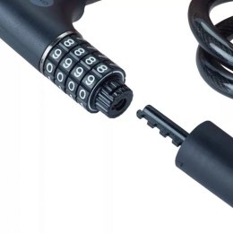 Linka rowerowa stalowa z zamkiem szyfrowym i kluczem 12x1000mm Yale Essential Security Combination & Key Cable Lock N/A