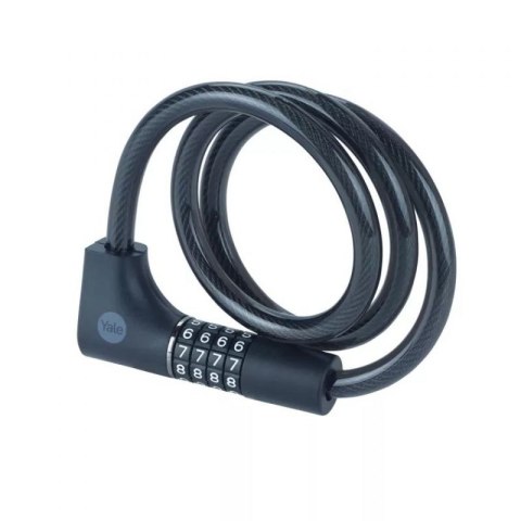 Linka rowerowa stalowa z zamkiem szyfrowym i kluczem 12x1000mm Yale Essential Security Combination & Key Cable Lock N/A Linka rowerowa stalowa z zamkiem szyfrowym i kluczem 12x1000mm Yale Essential Security Combination & Key Cable Lock N/A
