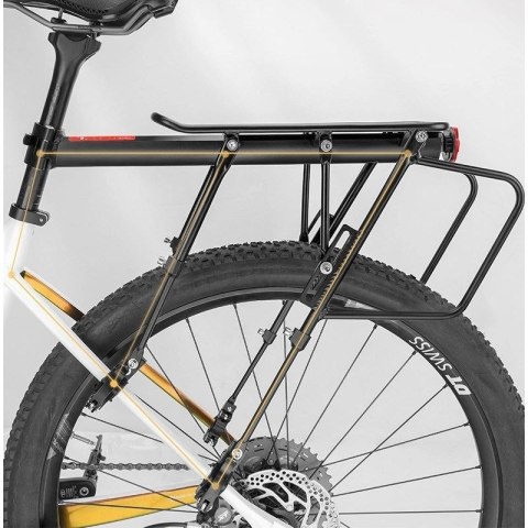 Bagażnik rowerowy Rockbros 33210004001 z półką - czarny N/A Bagażnik rowerowy Rockbros 33210004001 z półką - czarny N/A