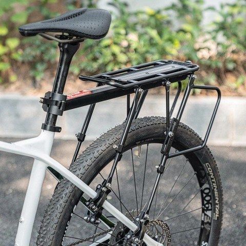 Bagażnik rowerowy Rockbros 33210004001 z półką - czarny N/A Bagażnik rowerowy Rockbros 33210004001 z półką - czarny N/A