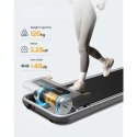 Bieżnia Urevo U1 Smart Walkingpad + Biurko regulowane elektrycznie TUCKANO czarny/orzech N/A