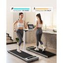 Bieżnia Urevo U1 Smart Walkingpad + Biurko regulowane elektrycznie TUCKANO czarny/orzech N/A