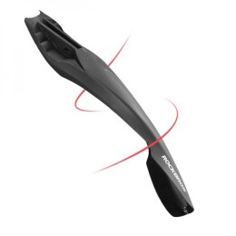 Błotnik Rockbros DNB8001BK z czerwoną lampką LED - czarny N/A