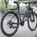 Błotnik Rockbros DNB8001BK z czerwoną lampką LED - czarny N/A