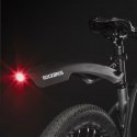 Błotnik Rockbros DNB8001BK z czerwoną lampką LED - czarny N/A