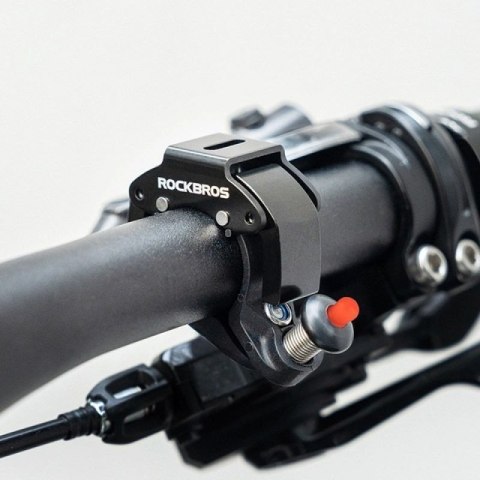 Dzwonek rowerowy Rockbros 34210006001 kształt C - czarny N/A Dzwonek rowerowy Rockbros 34210006001 kształt C - czarny N/A