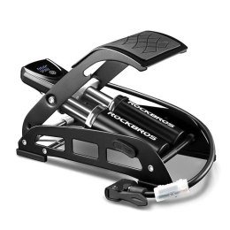 Pompka nożna Rockbros 42430001001 z wyświetlaczem - czarna N/A