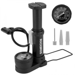 Pompka rowerowa Rockbros 42610002001 podłogowa z manometrem - czarna N/A