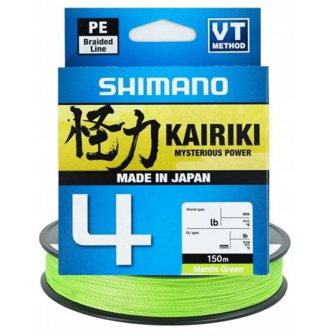 Shimano Plecionka Kairiki 4 0,190mm N/A Shimano Plecionka Kairiki 4 0,190mm N/A