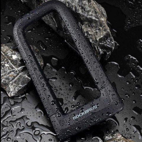 Zapięcie rowerowe Rockbros RKS626-BKU-lock - czarne N/A Zapięcie rowerowe Rockbros RKS626-BKU-lock - czarne N/A