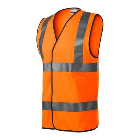 Kamizelka odblaskowa unisex HV Bright (fluorescencyjny pomarańczowy) M