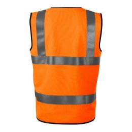 Kamizelka odblaskowa unisex HV Bright (fluorescencyjny pomarańczowy) M