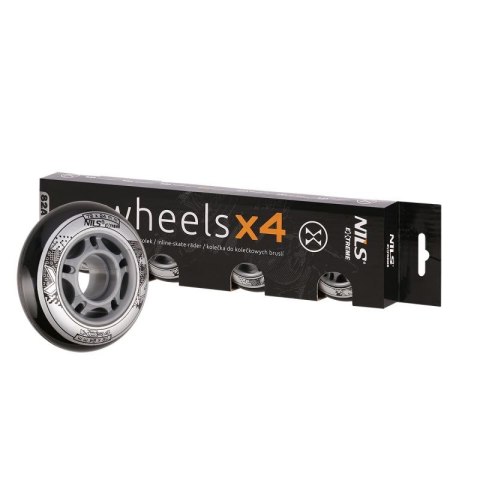 PU 72x24 82A CZARNE KÓŁKA (4 szt.) NILS EXTREME N/A PU 72x24 82A CZARNE KÓŁKA (4 szt.) NILS EXTREME N/A