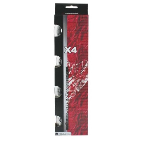 PU 80x24 82A PRZEZROCZYSTE KÓŁKA (4 szt.) NILS EXTREME N/A PU 80x24 82A PRZEZROCZYSTE KÓŁKA (4 szt.) NILS EXTREME N/A