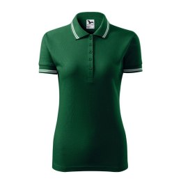 Koszulka polo damska Urban (dark green) 2XL