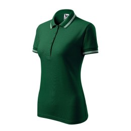 Koszulka polo damska Urban (dark green) XL