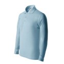Koszulka polo dziecięca Pique Polo LS (błękitny) 122 cm/6 lat