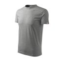 Koszulka unisex Base (ciemnoszary melanż (brand label)) L
