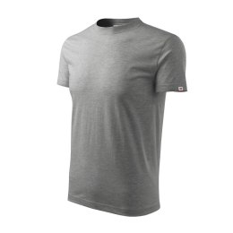 Koszulka unisex Base (ciemnoszary melanż (brand label)) L
