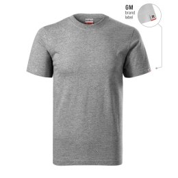 Koszulka unisex Base (ciemnoszary melanż (brand label)) L