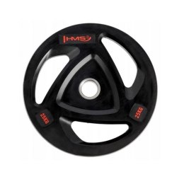 Talerz olimpijski ogumowany 25 kg HMS TOX25 N/A