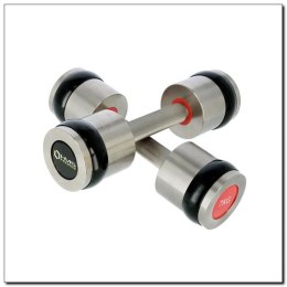 Hantle chromowane 2x7kg silikonowe elementy HMS HH07 N/A
