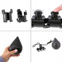 Hula Hop HMS HHW01 z obciążnikiem i wypustkami czarny + pas BR163 czerwony w zestawie N/A