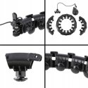 Hula Hop HMS HHW01 z obciążnikiem i wypustkami czarny + pas BR163 czerwony w zestawie N/A