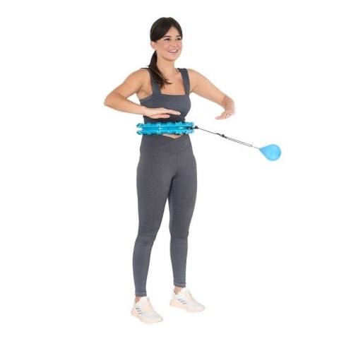 Hula hop HMS HHW01 z wypustkami i obciążnikiem niebieski N/A Hula hop HMS HHW01 z wypustkami i obciążnikiem niebieski N/A