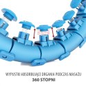 Hula hop HMS HHW01 z wypustkami i obciążnikiem niebieski N/A