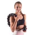 Hula hop plus size HMS HHW12 z wypustkami i obciążnikiem czarny N/A