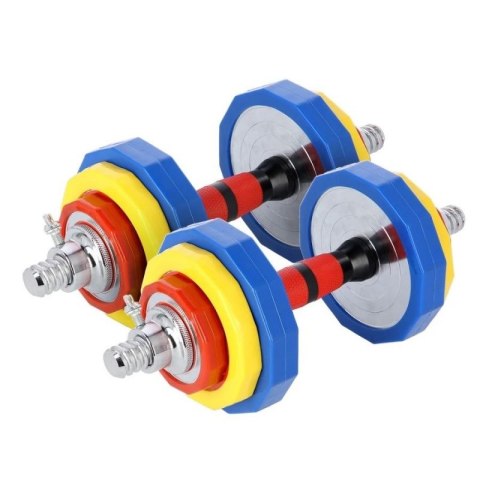 Kolorowe sztangielki z funkcją sztangi w walizce HMS SKC20 2 x 10 kg N/A Kolorowe sztangielki z funkcją sztangi w walizce HMS SKC20 2 x 10 kg N/A