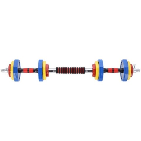 Kolorowe sztangielki z funkcją sztangi w walizce HMS SKC20 2 x 10 kg N/A Kolorowe sztangielki z funkcją sztangi w walizce HMS SKC20 2 x 10 kg N/A