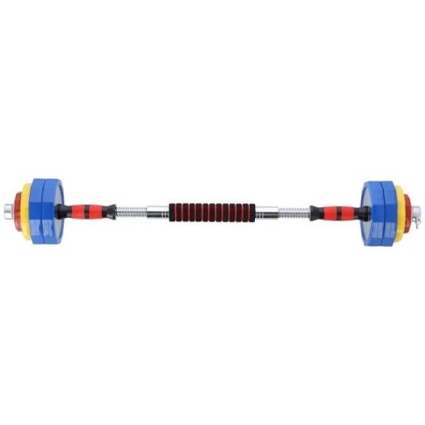 Kolorowe sztangielki z funkcją sztangi w walizce HMS SKC20 2 x 10 kg N/A Kolorowe sztangielki z funkcją sztangi w walizce HMS SKC20 2 x 10 kg N/A